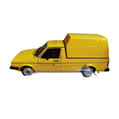 XIYUEYING Maßstabsgetreues Modell Maßstab 1/18 Für Volkswagen Caddy MK1 1982 Pickup Truck Modell Legierung Sammlung Miniaturmodelle von XIYUEYING