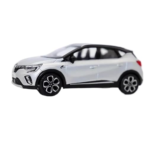 XIYUEYING Maßstabsgetreues Modell Maßstab 1/43 Für Captur SUV Legierung Automodell Spielzeug Für Kinder Sammlerstücke Statische Fertige Dekorationen Miniaturmodelle(Silber) von XIYUEYING