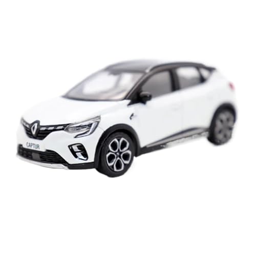 XIYUEYING Maßstabsgetreues Modell Maßstab 1/43 Für Captur SUV Legierung Automodell Spielzeug Für Kinder Sammlerstücke Statische Fertige Dekorationen Miniaturmodelle(White) von XIYUEYING