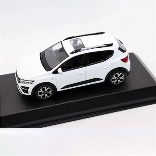 XIYUEYING Maßstabsgetreues Modell Maßstab 1/43 Für Dacia Stepway Legierung Automodelle Kinderspielzeug Sammlerstücke Statische Fertige Dekoration Miniaturmodelle(White) von XIYUEYING
