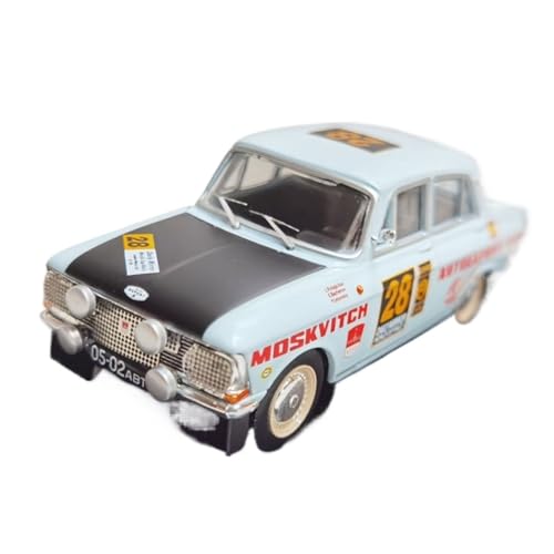 XIYUEYING Maßstabsgetreues Modell Maßstab 1/43 Für Moskvitch 412#28 1970 Legierung Rennwagen Modell Geschenk Für Kinder Miniaturmodelle XIYUEYING Maßstabsgetreues Modell Maßstab 1/43 Für Moskvitch 412#28 1970 Legierung Rennwagen Modell Geschenk Für Kinder Miniaturmodelle von XIYUEYING