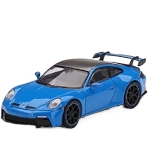 XIYUEYING Maßstabsgetreues Modell Maßstab 1/64 Für 911 GT3 Shark Blue Alloy Automodelle Sammlerstücke Statische Dekoration Geschenke Spielzeug Miniaturmodelle von XIYUEYING
