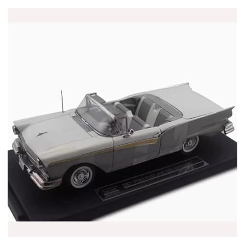 XIYUEYING Maßstabsgetreues Modell Maßstab 1:18, 1957 Für Fairlane 500 Cabrio, Legierungsmodell, Sammler-Souvenir Miniaturmodelle(Gray) von XIYUEYING