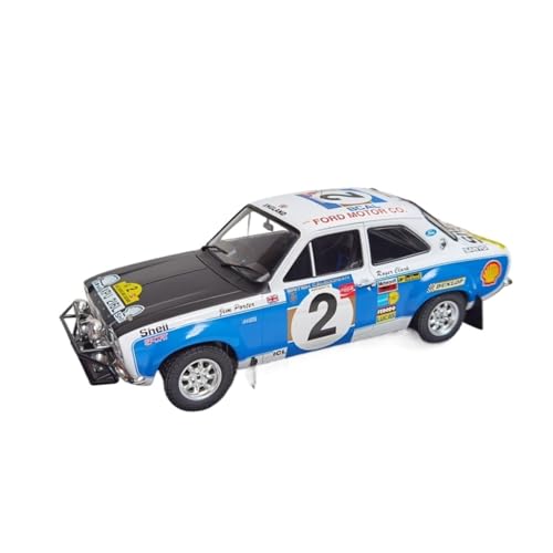 XIYUEYING Maßstabsgetreues Modell Maßstab 1:18 Escort MKII RS 1600#2 C6 Rennwagenmodell Statische Dekoration Ornamente Miniaturmodelle von XIYUEYING