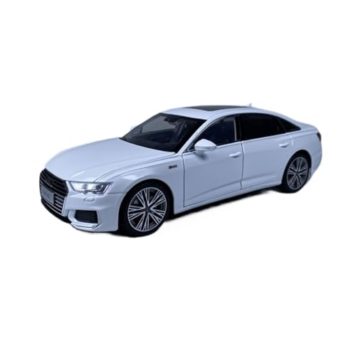 XIYUEYING Maßstabsgetreues Modell Maßstab 1:18 Für Audi A6L Legierung Auto Modell Für Kinder Statische Sammler Ornament Miniaturmodelle(White) von XIYUEYING