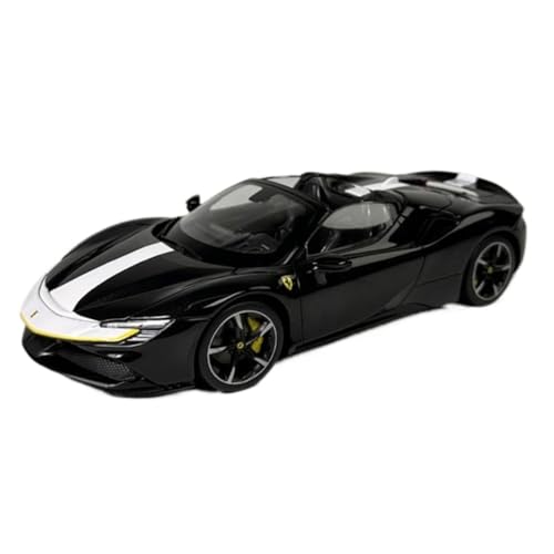 XIYUEYING Maßstabsgetreues Modell Maßstab 1:18 Für Ferrari SF90 Automodell 488 Simulation Legierungsmaterial Ornamente Miniaturmodelle(Schwarz) von XIYUEYING