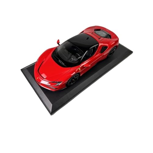 XIYUEYING Maßstabsgetreues Modell Maßstab 1:18 Für Ferrari SF90 Legierung Auto Modell Simulation Sammler Ornament Miniaturmodelle(Taglia unica) von XIYUEYING