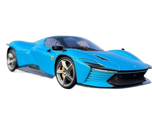 XIYUEYING Maßstabsgetreues Modell Maßstab 1:18 Für Ferrari SP3 Daytona Simulation Legierung Automodell Statische Sammlung Miniaturmodelle(Blau) von XIYUEYING