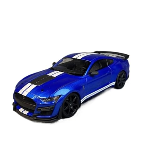 XIYUEYING Maßstabsgetreues Modell Maßstab 1:18 Für Ford Mustang Gt500 Gelbe Farbe Legierung Modell Sammlerstück Für Kinder Miniaturmodelle von XIYUEYING