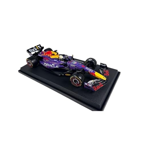 XIYUEYING Maßstabsgetreues Modell Maßstab 1:18 Für Formel 1 Las Vegas Legierung Simulation Auto Modell Miniaturmodelle(Purple) von XIYUEYING