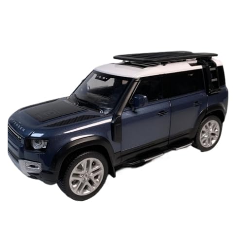 XIYUEYING Maßstabsgetreues Modell Maßstab 1:18 Für Land Rover Defender Legierung Automodelle Sammler Ornamente Für Kinder Miniaturmodelle(Blau) von XIYUEYING