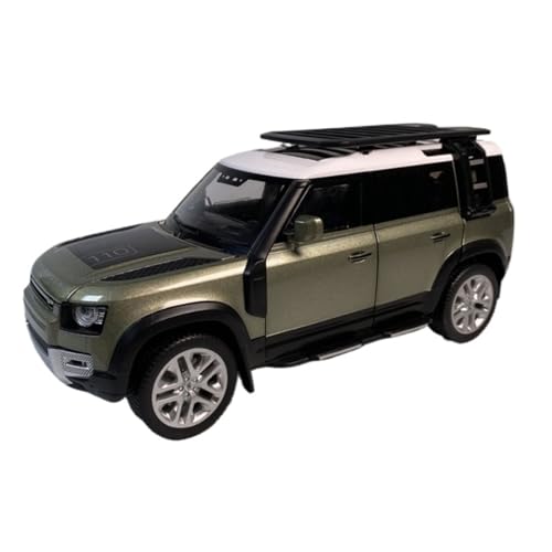 XIYUEYING Maßstabsgetreues Modell Maßstab 1:18 Für Land Rover Defender Legierung Automodelle Sammler Ornamente Für Kinder Miniaturmodelle(Grün) von XIYUEYING