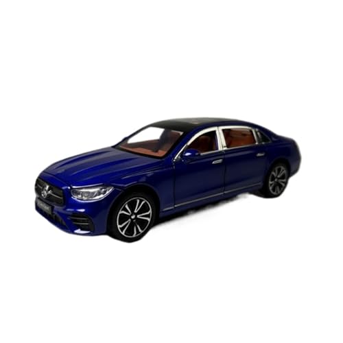 XIYUEYING Maßstabsgetreues Modell Maßstab 1:18 Für Mercedes-Benz E300L Blau Legierung Automodell Statische Dekoration Für Kinder Miniaturmodelle von XIYUEYING