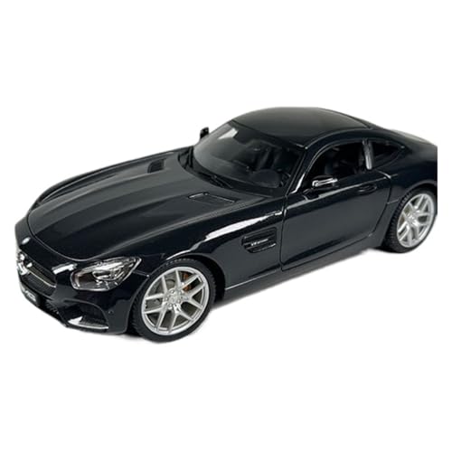 XIYUEYING Maßstabsgetreues Modell Maßstab 1:18 Für Mercedes-Benz SLS Amg Legierung Automodell Schwarze Statische Objekte Miniaturmodelle von XIYUEYING
