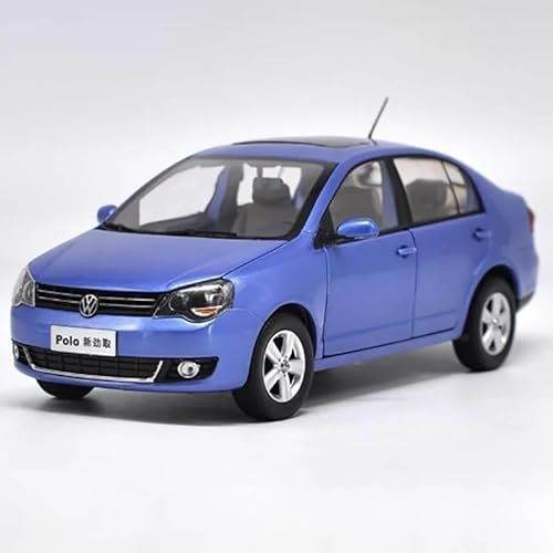XIYUEYING Maßstabsgetreues Modell Maßstab 1:18 Für Shanghai Polo Legierung Automodell Statische Sammlung Erwachsene Hobby Miniaturmodelle(Blau) von XIYUEYING
