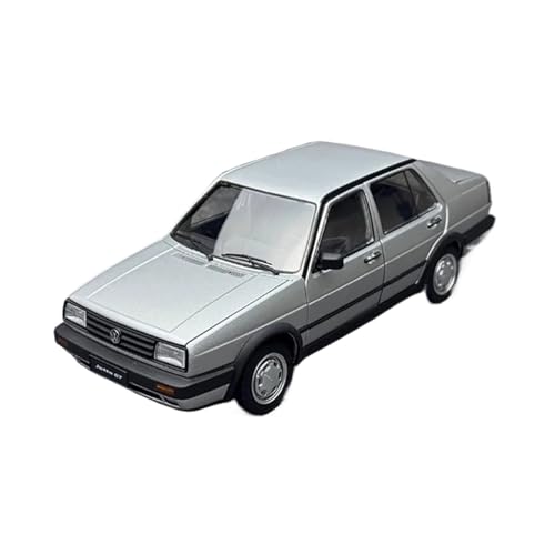 XIYUEYING Maßstabsgetreues Modell Maßstab 1:18 Jetta GT MK-2 Legierung Automodell Statisches Sammlergeschenk Spielzeug Für Kinder Miniaturmodelle(Silber) von XIYUEYING