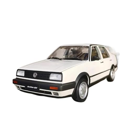 XIYUEYING Maßstabsgetreues Modell Maßstab 1:18 Jetta GT MK-2 Legierung Automodell Statisches Sammlergeschenk Spielzeug Für Kinder Miniaturmodelle(White) von XIYUEYING