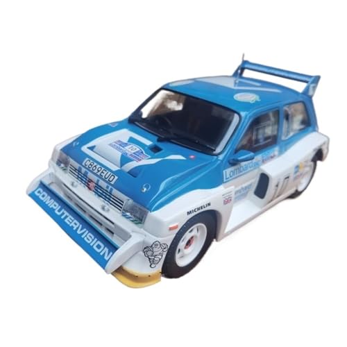 XIYUEYING Maßstabsgetreues Modell Maßstab 1:18 Metro 6R4 Naim Rallye-Automodell Legierung Statische Dekoration Für Kinder Miniaturmodelle von XIYUEYING