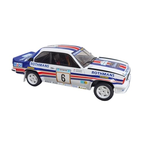 XIYUEYING Maßstabsgetreues Modell Maßstab 1:18 OPEL ASCONA 400#6 1982 Modellautos Legierung Spielzeug Ornamente Für Kinder Miniaturmodelle von XIYUEYING