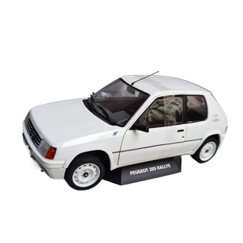 XIYUEYING Maßstabsgetreues Modell Maßstab 1:18 Peugeot 205 Rallye MK1 Legierung Automodell Statische Dekoration Ornament Miniaturmodelle von XIYUEYING