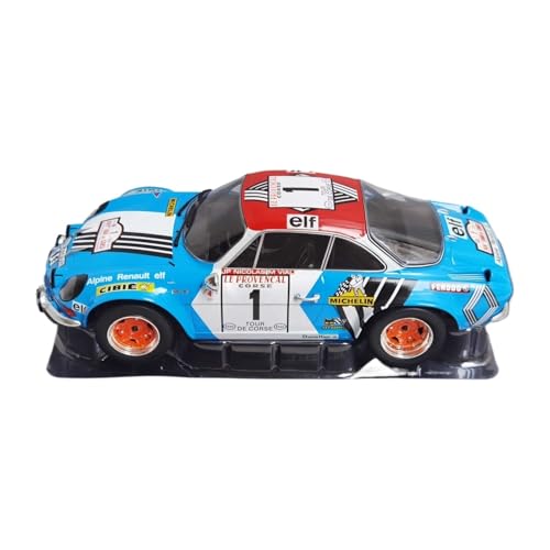 XIYUEYING Maßstabsgetreues Modell Maßstab 1:18 Renault Alpine A110#1 Rallye Auto Modell Legierung Spielzeug Ornamente Für Kinder Miniaturmodelle von XIYUEYING