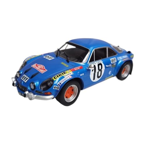 XIYUEYING Maßstabsgetreues Modell Maßstab 1:18 Renault Alpine A110#18 F6F8 Rennwagen Modell Legierung Kinderspielzeug Miniaturmodelle XIYUEYING Maßstabsgetreues Modell Maßstab 1:18 Renault Alpine A110#18 F6F8 Rennwagen Modell Legierung Kinderspielzeug Miniaturmodelle von XIYUEYING