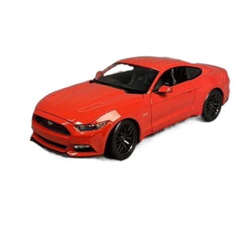 XIYUEYING Maßstabsgetreues Modell Maßstab 1:18 für Ford Mustang Gt500, rot lackiert, Legierung, Modell, Sammlerstück für Kinder Miniaturmodelle von XIYUEYING