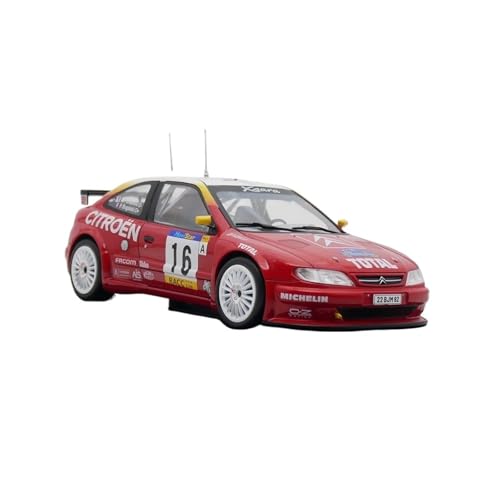 XIYUEYING Maßstabsgetreues Modell Maßstab 1:24 Citroen Xsara WRC Senna Rallye Auto Modell Spielzeug Statische Sammlung Miniaturmodelle von XIYUEYING