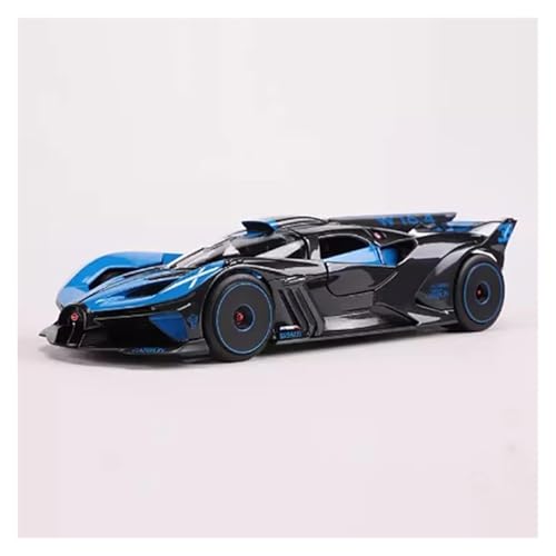 XIYUEYING Maßstabsgetreues Modell Maßstab 1:24 Für Bolide Supercars Legierung Automodelle Sammlerstücke Erwachsene Jungen Spielzeug Dekorationen Miniaturmodelle(Blau) von XIYUEYING