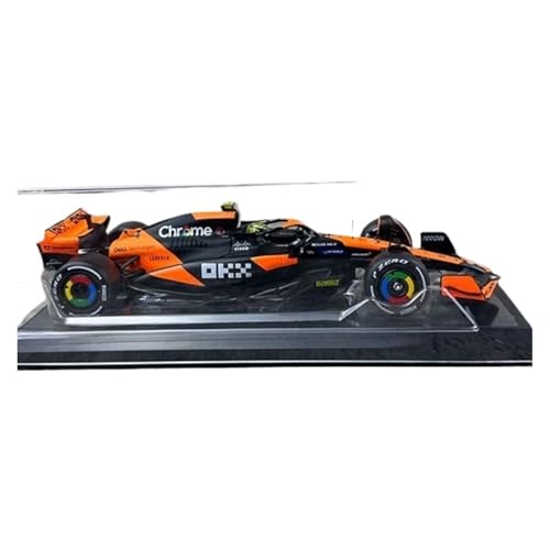 XIYUEYING Maßstabsgetreues Modell Maßstab 1:24 Für McLaren MCL38 F1 Formel 2024 Legierungsmodell Statische Sammlung Miniaturmodelle von XIYUEYING