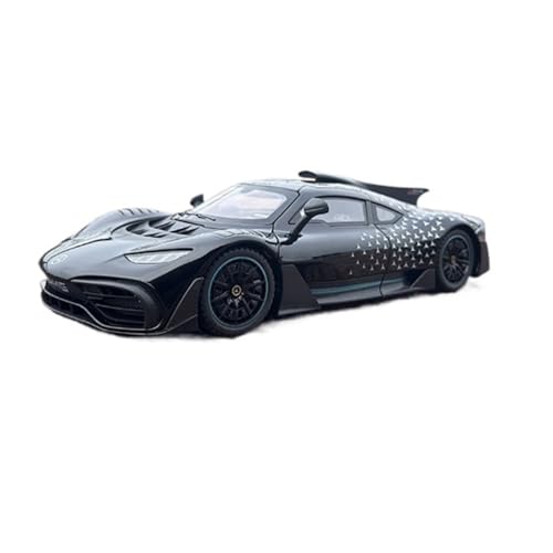 XIYUEYING Maßstabsgetreues Modell Maßstab 1:24 Für Mercedes-Benz AMG ONE Schwarz Legierung Auto Modell Sammler Ornament Miniaturmodelle von XIYUEYING