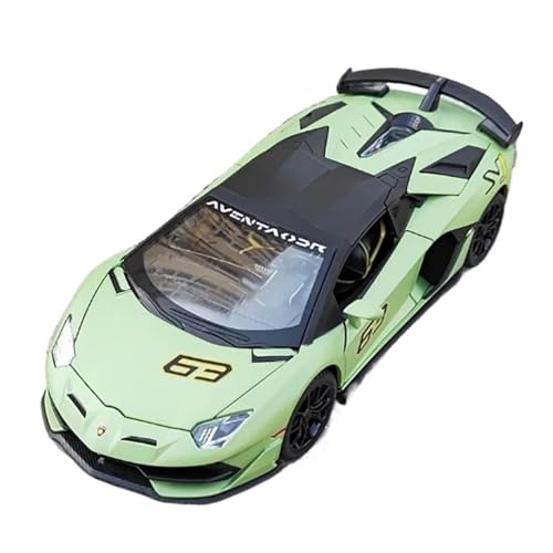 XIYUEYING Maßstabsgetreues Modell Maßstab 1:24 Für SVJ63 Legierung Automodelle Sammlerstücke Statische Dekorationen Erwachsene Geschenke Hobbys Spielzeug Miniaturmodelle von XIYUEYING