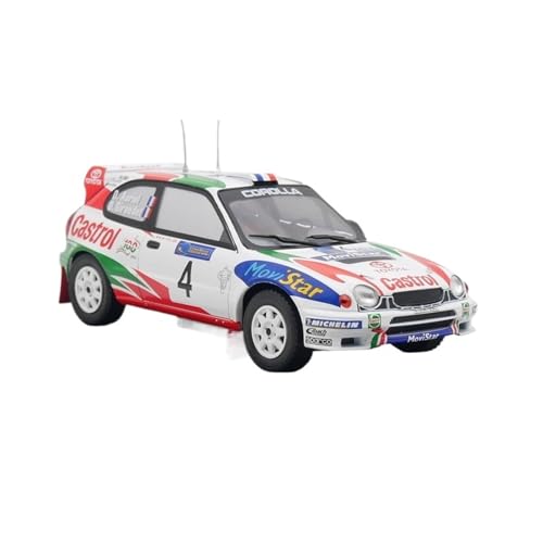XIYUEYING Maßstabsgetreues Modell Maßstab 1:24 Toyota Corolla WRC Legierung Rennwagen Modell Statische Dekoration Miniaturmodelle von XIYUEYING