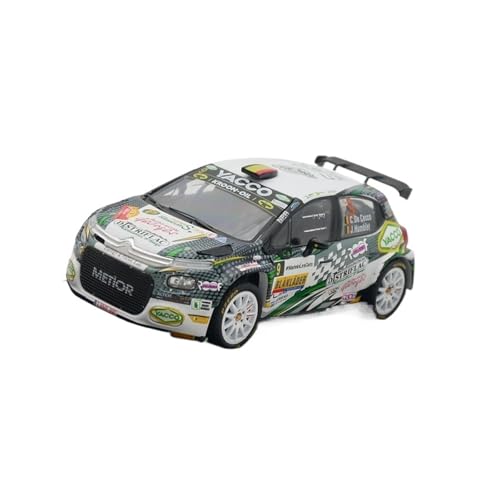 XIYUEYING Maßstabsgetreues Modell Maßstab 1:43 Citroen C3 WRC Rallyeauto Legierung Modelle Spielzeug Statische Sammlung Ornamente Miniaturmodelle von XIYUEYING