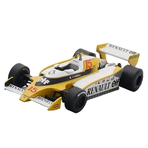 XIYUEYING Maßstabsgetreues Modell Maßstab 1:43 F1 Renault Racing Renault RS10 Jabouille Alloy Static Collection Miniaturmodelle von XIYUEYING