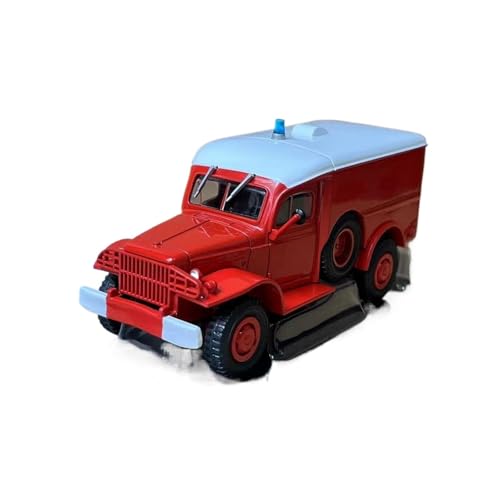 XIYUEYING Maßstabsgetreues Modell Maßstab 1:43 WC54 Feuerwehrauto Legierung Feuerwehrauto Modell Dekoration Geschenk Für Kinder Miniaturmodelle von XIYUEYING