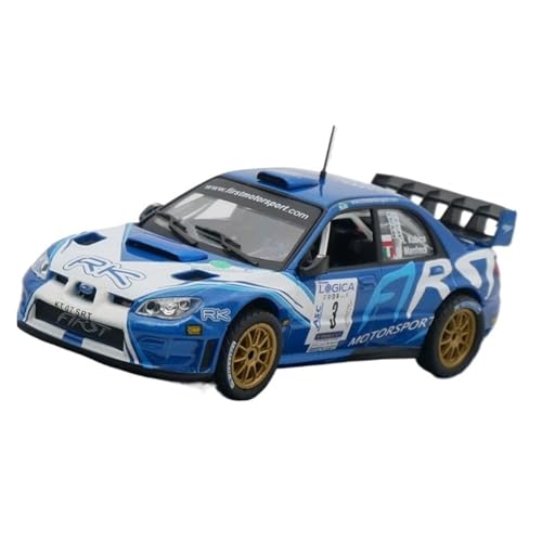 XIYUEYING Maßstabsgetreues Modell Maßstab 1:43 WRC Subaru Impreza Rallye-Auto Legierung Modell Statische Spielzeug Ornamente Miniaturmodelle von XIYUEYING