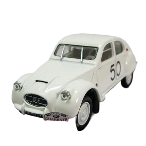 XIYUEYING Maßstabsgetreues Modell Maßstab 1:43 für Citroen 2CV Dagonet Legierung Oldtimer Statische Sammlung Kinderspielzeug Vitrine Miniaturmodelle von XIYUEYING