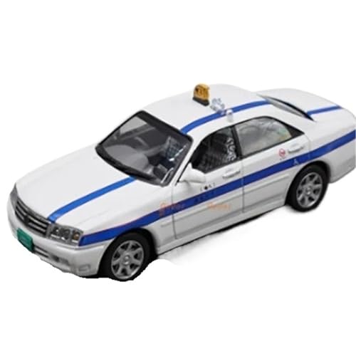 XIYUEYING Maßstabsgetreues Modell Maßstab 1:43 für Nissan White Alloy Taxi Modell Hobby Geschenk Sammlerstück Fertigprodukt Statische Anzeige Miniaturmodelle von XIYUEYING