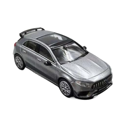 XIYUEYING Maßstabsgetreues Modell Maßstab 1:64 Für AMG A45 Legierung Vollautomodell Kinder Jungen Spielzeug Sammlerstücke Statische Dekoration Miniaturmodelle(Gray) von XIYUEYING