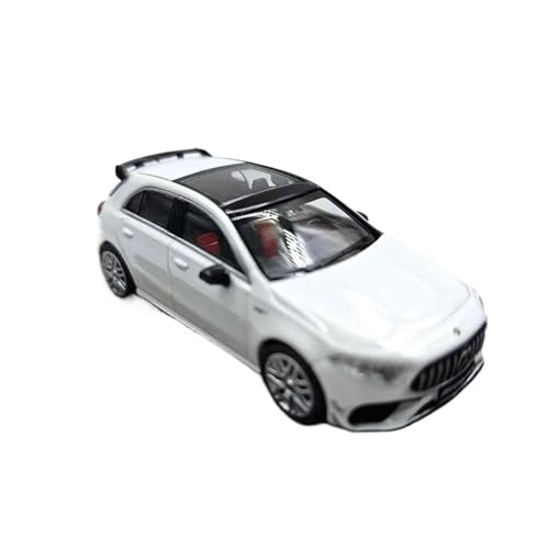 XIYUEYING Maßstabsgetreues Modell Maßstab 1:64 Für AMG A45 Legierung Vollautomodell Kinder Jungen Spielzeug Sammlerstücke Statische Dekoration Miniaturmodelle(White) von XIYUEYING