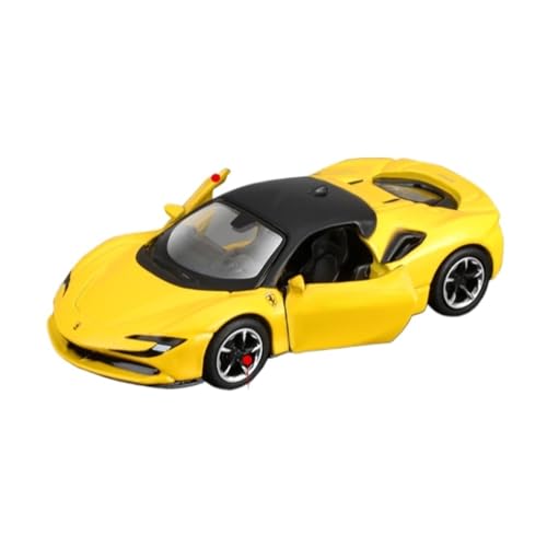 XIYUEYING Maßstabsgetreues Modell Maßstab 1:64 Für Ferrari SF90 Gelb Legierung Sportwagen Modell Statische Ornament Miniaturmodelle XIYUEYING Maßstabsgetreues Modell Maßstab 1:64 Für Ferrari SF90 Gelb Legierung Sportwagen Modell Statische Ornament Miniaturmodelle von XIYUEYING