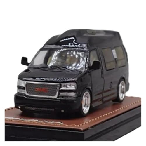 XIYUEYING Maßstabsgetreues Modell Maßstab 1:64 Für GMC Savana Legierung Nutzfahrzeug Modell Statische Souvenir Kinder Geschenk Ornament Miniaturmodelle von XIYUEYING