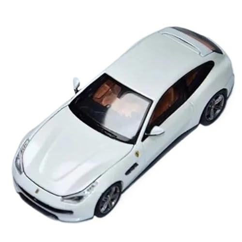 XIYUEYING Maßstabsgetreues Modell Maßstab 1:64 Für GTC4 Lusso Tourenwagen Modell Sammlerstücke Statische Finish Dekoration Kinder Geschenk Hobby Miniaturmodelle(White) von XIYUEYING