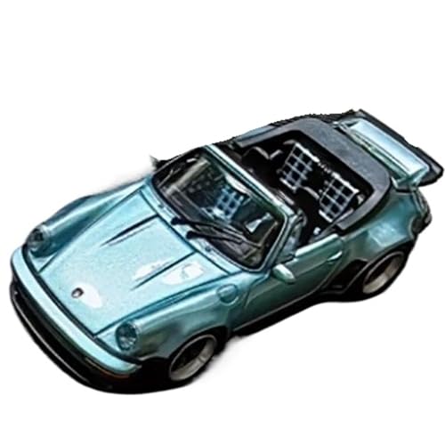 XIYUEYING Maßstabsgetreues Modell Maßstab 1:64 Für Singer Turbo Open Top Alloy Modell Kinderspielzeug Sammlerstücke Statisches Fertigprodukt Miniaturmodelle(Blau) von XIYUEYING