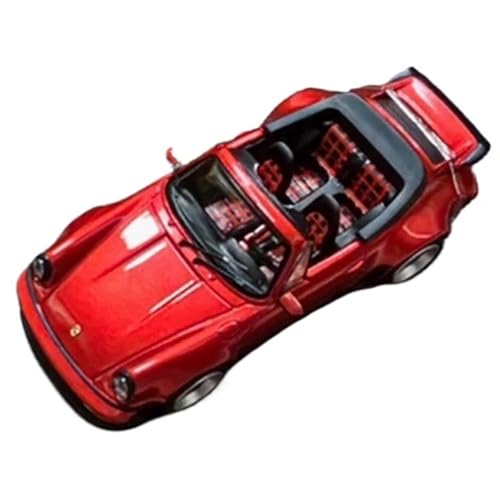 XIYUEYING Maßstabsgetreues Modell Maßstab 1:64 Für Singer Turbo Open Top Alloy Modell Kinderspielzeug Sammlerstücke Statisches Fertigprodukt Miniaturmodelle(Rot) von XIYUEYING