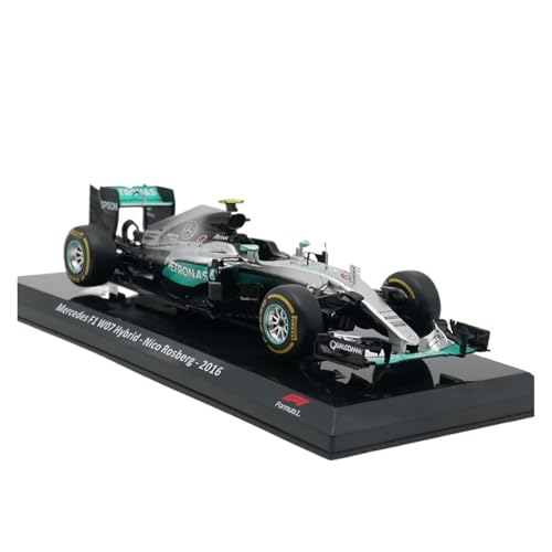 XIYUEYING Maßstabsgetreues Modell Mercedes W07 Hybrid Nico Rosberg F1-Rennwagen-Modellsammlung im Maßstab 1:24 Miniaturmodelle von XIYUEYING