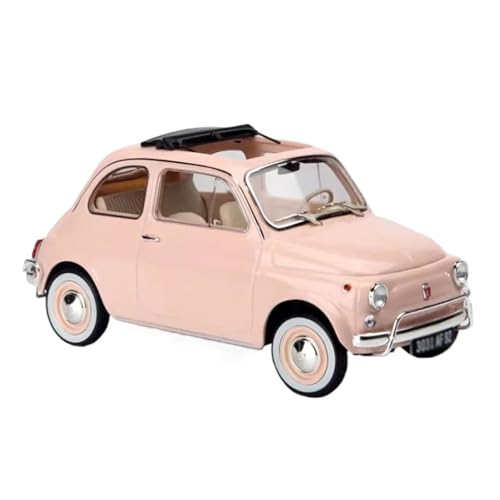 XIYUEYING Maßstabsgetreues Modell Norvell FIAT 500 L, Oldtimer-Modell Aus Legierung, Maßstab 1:18, Statische Spielzeugsammlung Miniaturmodelle von XIYUEYING