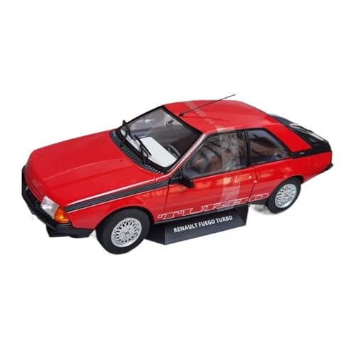 XIYUEYING Maßstabsgetreues Modell Renault Fuego Turbo, Maßstab 1:18, Statische Legierung, Sammlerstück, Geschenk Für Kinder Miniaturmodelle von XIYUEYING