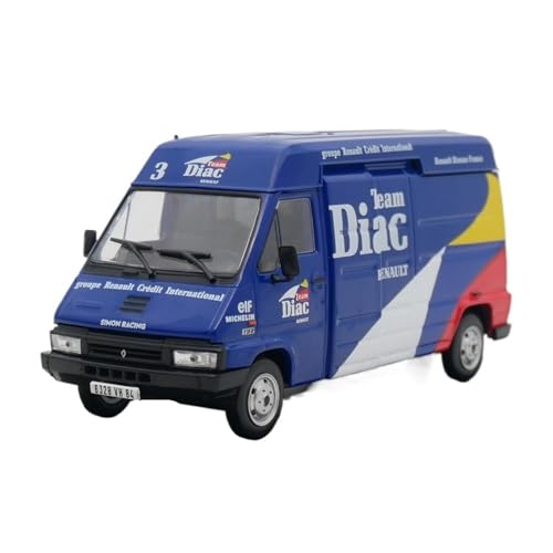 XIYUEYING Maßstabsgetreues Modell Renault Master Team Diac Van Racing Team, Legierungsautomodell Im Maßstab 1:43 Miniaturmodelle XIYUEYING Maßstabsgetreues Modell Renault Master Team Diac Van Racing Team, Legierungsautomodell Im Maßstab 1:43 Miniaturmodelle von XIYUEYING